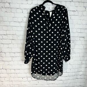 H&M Black polka dot dress
